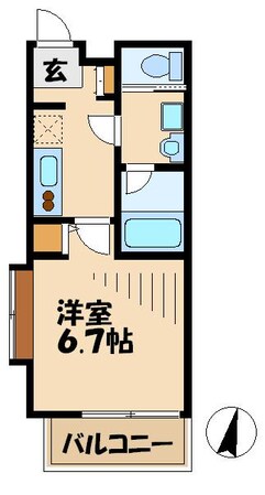 リライア烏山の物件間取画像